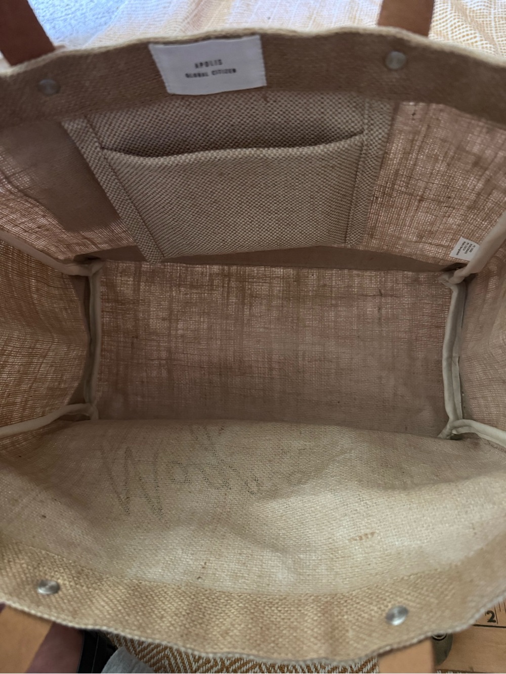 The Magnolia Script Market Tote. NWT - Picture 12 of 15